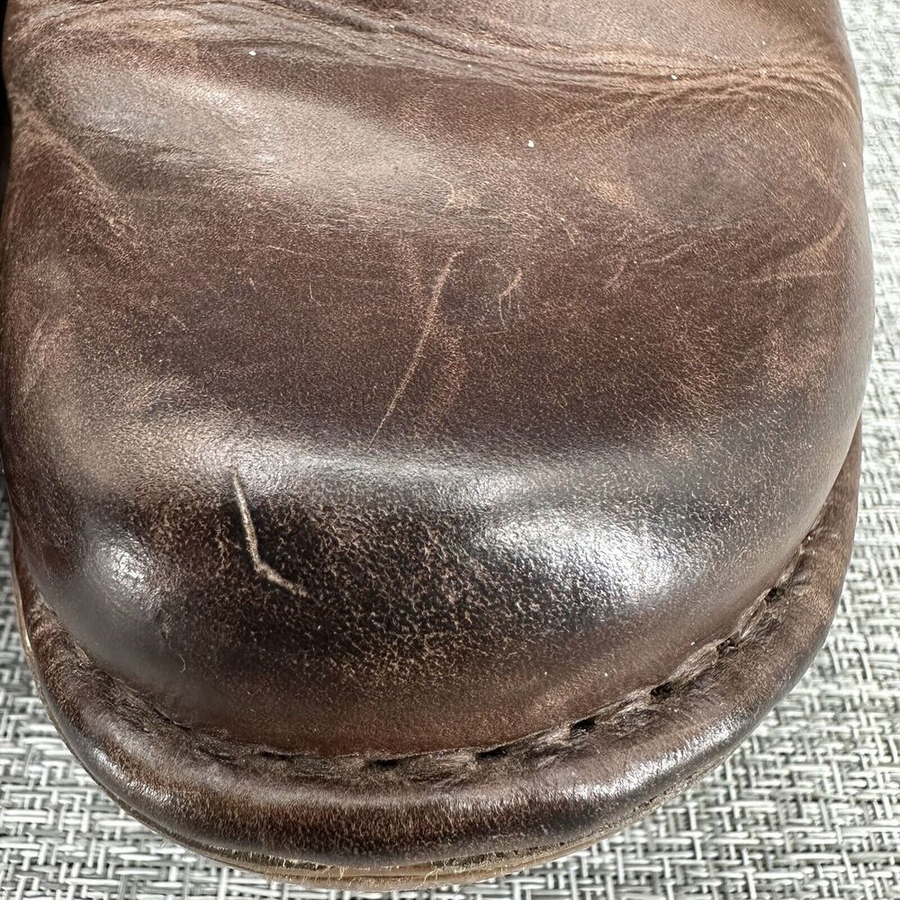 Ariat Ashbourne Briar Leather Clogs Womens Sz EU 38 US 7.5 M Brown Woven Comfort - Picture 4 of 14